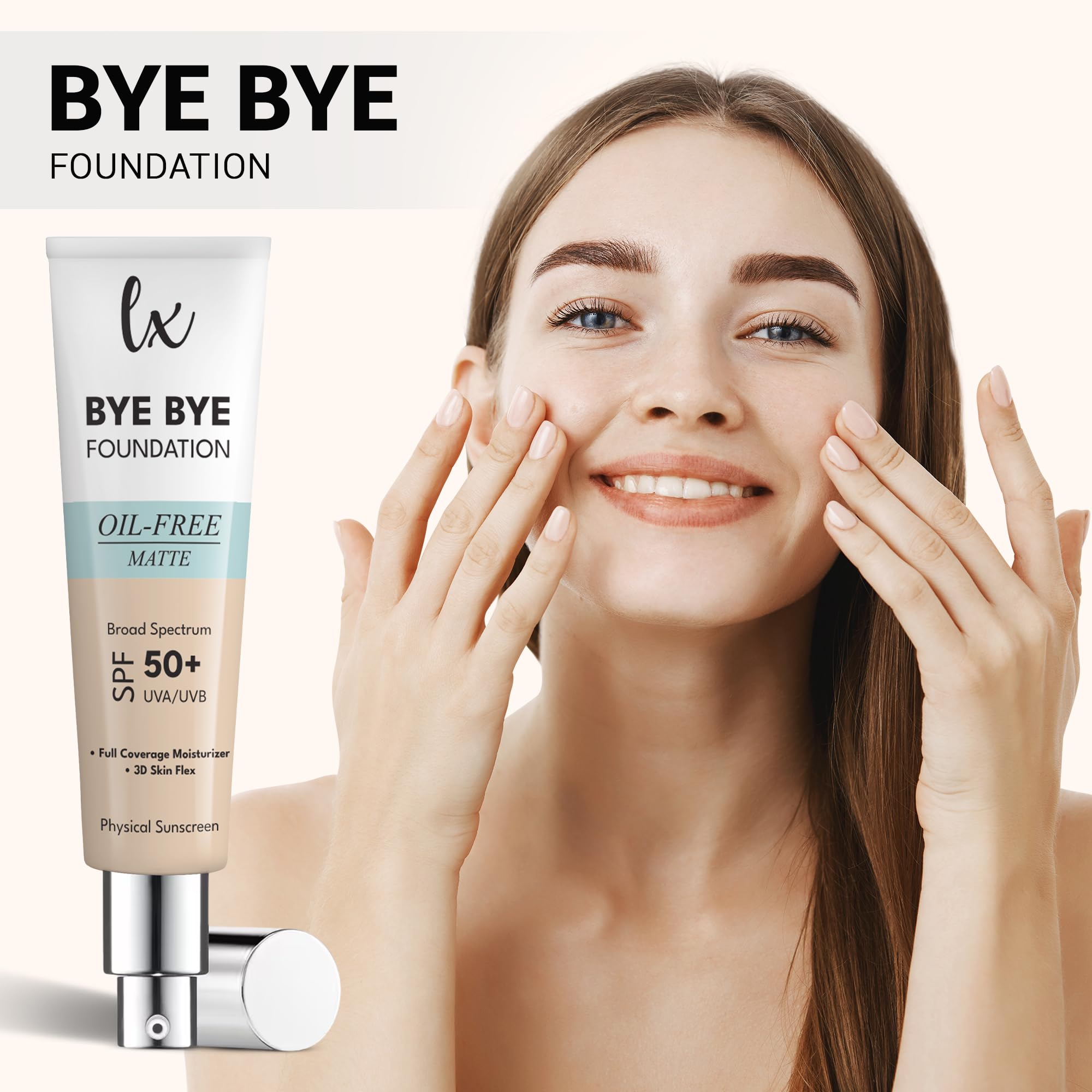 Amazon.com : Lx Blend Bye Bye Foundation Oil Free Matte Coverage